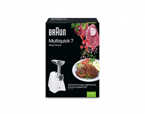 The Braun Multiquick 7 meat mincer